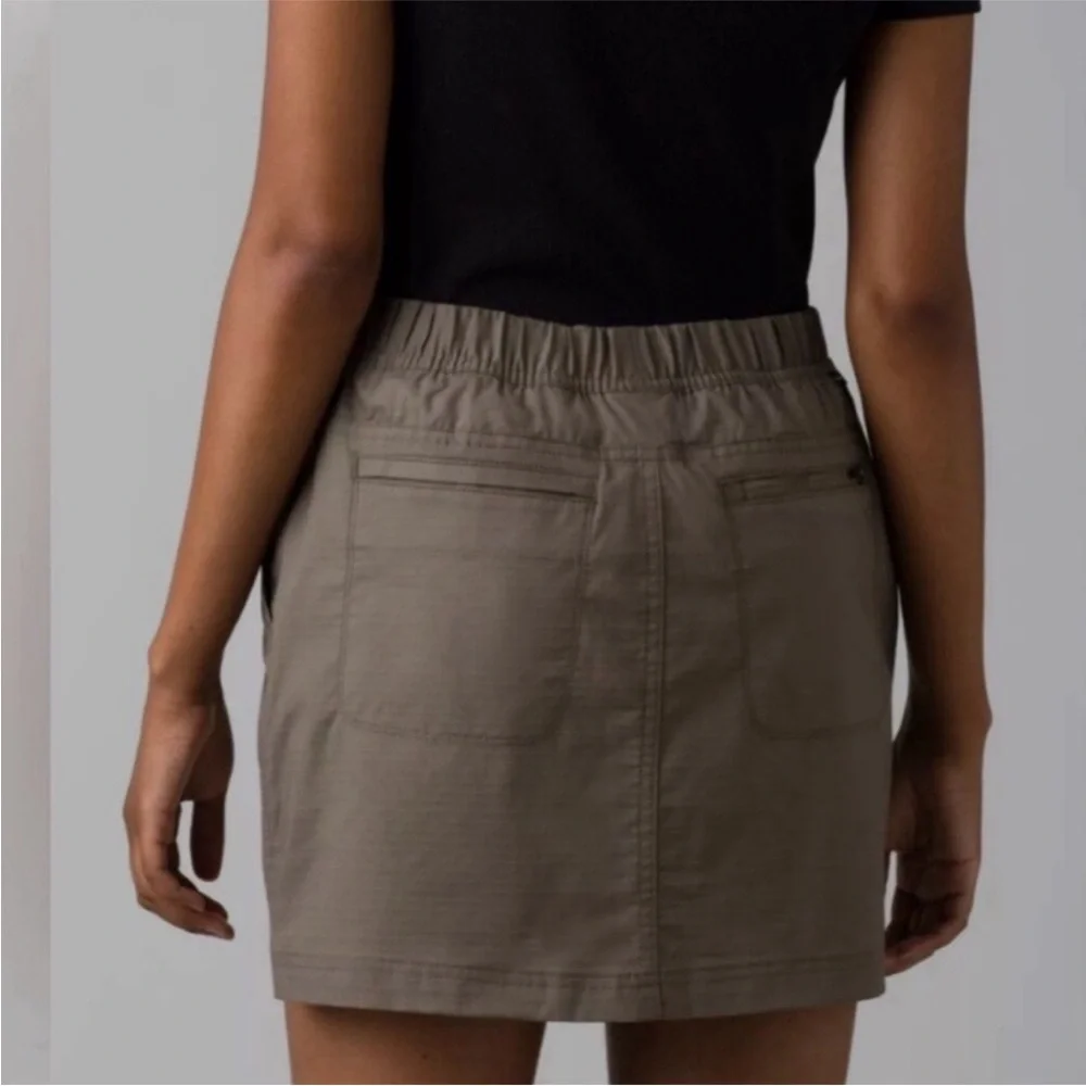 Prana Double Peak Skort in Mud Tan Brown Sz 14 NEW‎